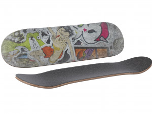 skateboard skating board 3D Model