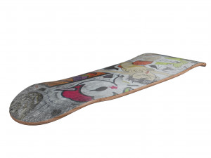 skateboard skating board 3D मॉडल