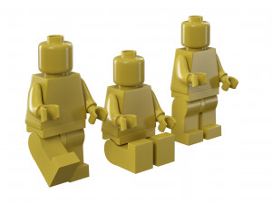 lego mans 3D 모델