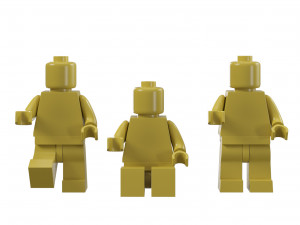 lego mans 3D 모델