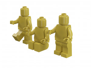 lego mans 3D 모델