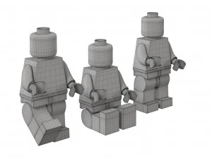 lego mans 3D Model
