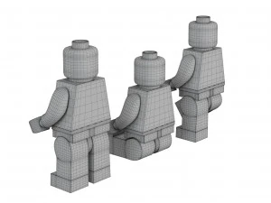 lego mans 3D Model