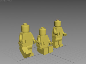 lego mans 3D 모델