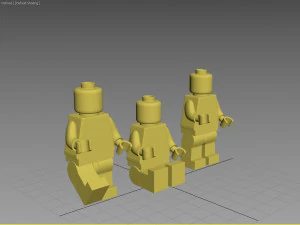 lego mans 3D Model