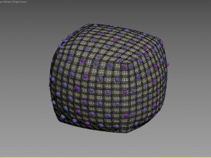 pouf pebbles nature kare 3D Model