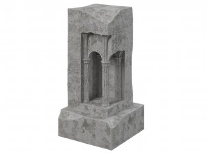 architectural sculpture concrete 3D 모델