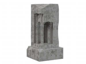 architectural sculpture concrete Modèle 3D
