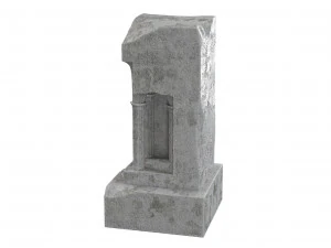 architectural sculpture concrete 3D Model