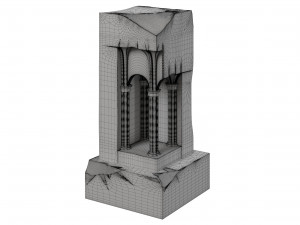 architectural sculpture concrete Modèle 3D