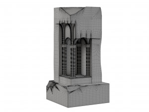 architectural sculpture concrete Modèle 3D