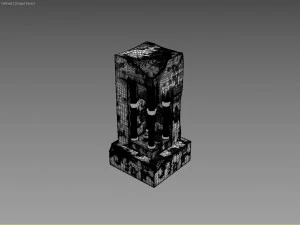 architectural sculpture concrete 3D Model