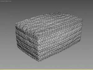 wicker basket 3D Model