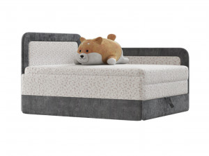 children bed sofa and shiba toy 3D मॉडल