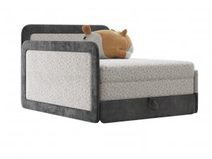 children bed sofa and shiba toy 3D मॉडल
