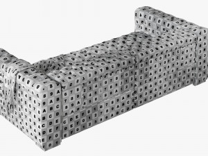 hooker furniture sofa 3D 模型