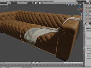 sof&aacute; de m&oacute;veis de prostituta Modelo 3D