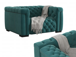 hooker furniture chair 3D Модель