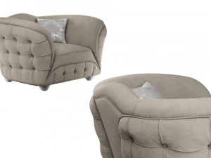 крісло gold confort scarlett 3D Модель