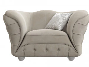 armchair gold confort scarlett 3D Model