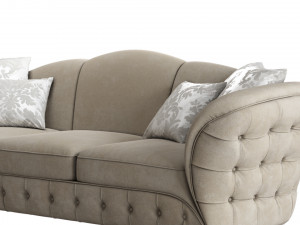 sofa gold confort scarlett 3D Model