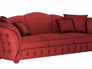 sofa gold confort scarlett 3D Model