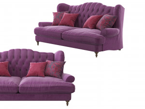 4 seater sofa sofology 3D 模型