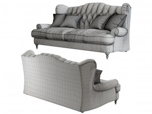 4 seater sofa sofology 3D 模型