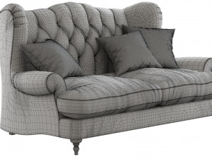 2 seater sofa sofology 3D Model