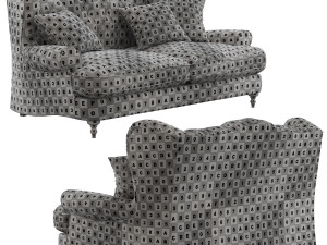 2 seater sofa sofology 3D Model