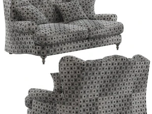 2 seater sofa sofology 3D Model