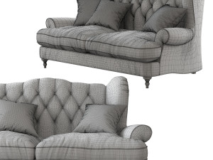 2 seater sofa sofology 3D Model