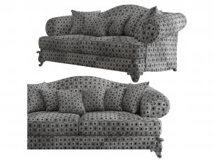 sofa kalo c9 seven sedie Modello 3D