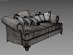 sofa kalo c9 seven sedie Modello 3D