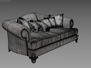 sofa kalo c9 seven sedie 3D Model