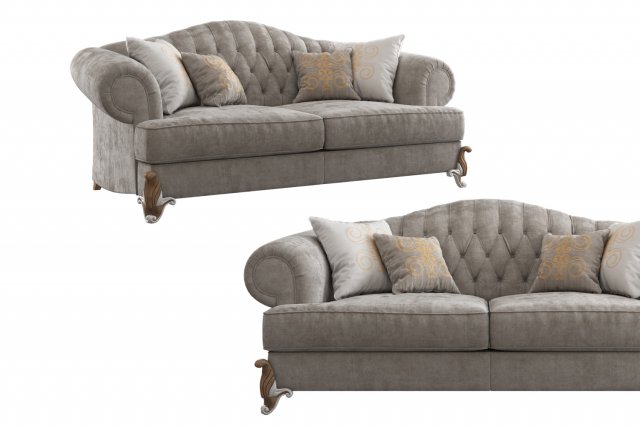 sofa kalo u1seven sedie 3D Модель .c4d .max .obj .3ds .fbx .stl .blend 