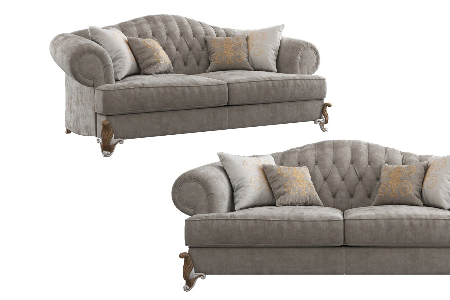 sofa kalo u1seven sedie 3D Model .c4d .max .obj .3ds .fbx .stl .blend 
