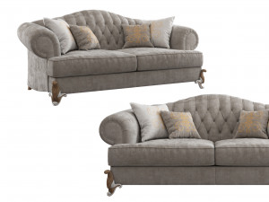 sofa kalo u1seven sedie Model 3D