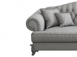 sofa kalo u1seven sedie 3D Модель