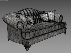 sofa kalo u1seven sedie 3D Model