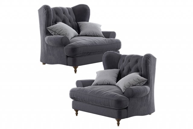 chair sofology liberte 3D Model .c4d .max .obj .3ds .fbx .stl .blend 