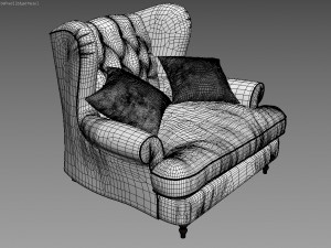 chair sofology liberte 3D Model
