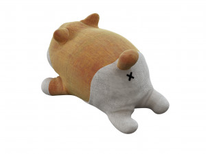 shiba soft toy Model 3D
