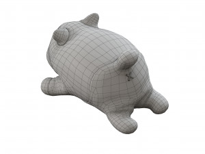 shiba soft toy Model 3D