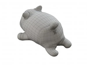 shiba soft toy 3D Model