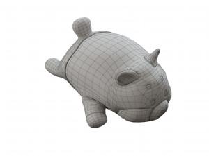 shiba soft toy Model 3D
