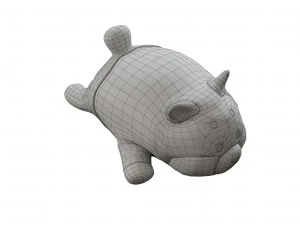 shiba soft toy 3D Model
