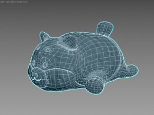 shiba soft toy Model 3D