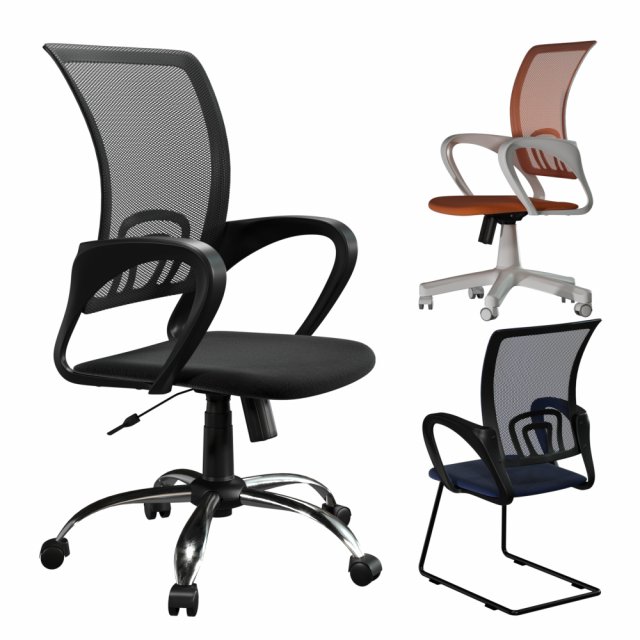 chair office chairman 696 Model 3D .c4d .max .obj .3ds .fbx .stl .blend 