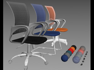 chair office chairman 696 Model 3D
